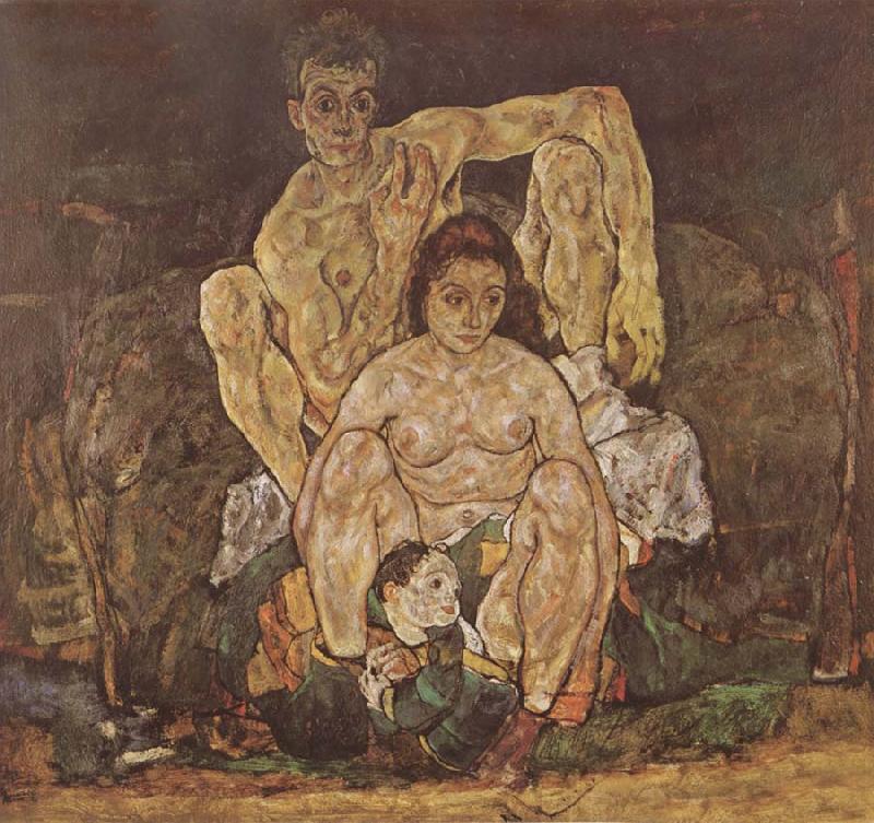 Egon Schiele The Family oil painting image